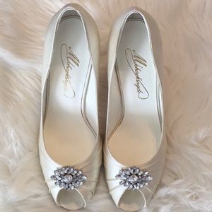 Ivory wedding heels